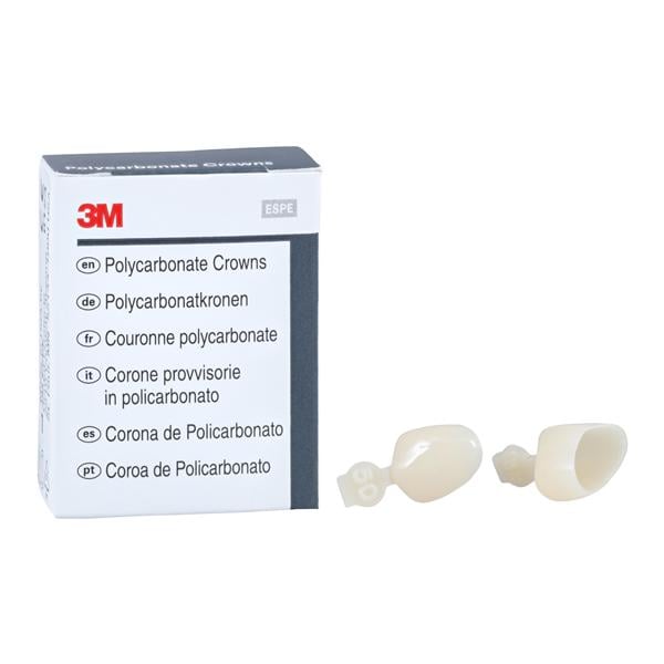 3M™ Polycarbonate Crowns Size 50 2nd Bicuspid Replacement Crowns 5/Bx