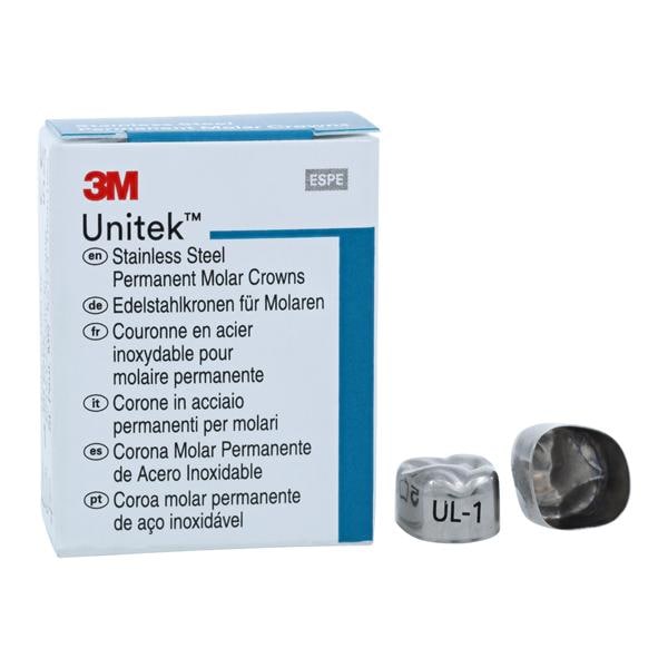 3M™ Unitek™ Stainless Steel Crowns Size 1 1st Perm ULM Replacement 5/Bx
