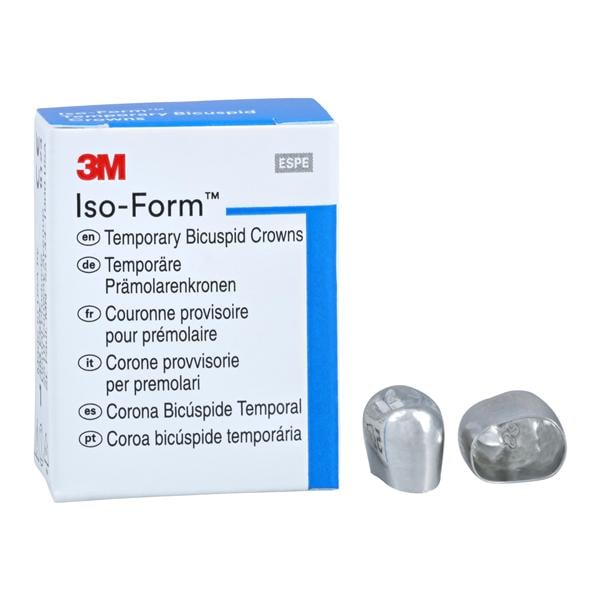 3M™ Iso-Form™ Temporary Metal Crowns Size U58 2nd UR Bic Replacement Crowns 5/Bx