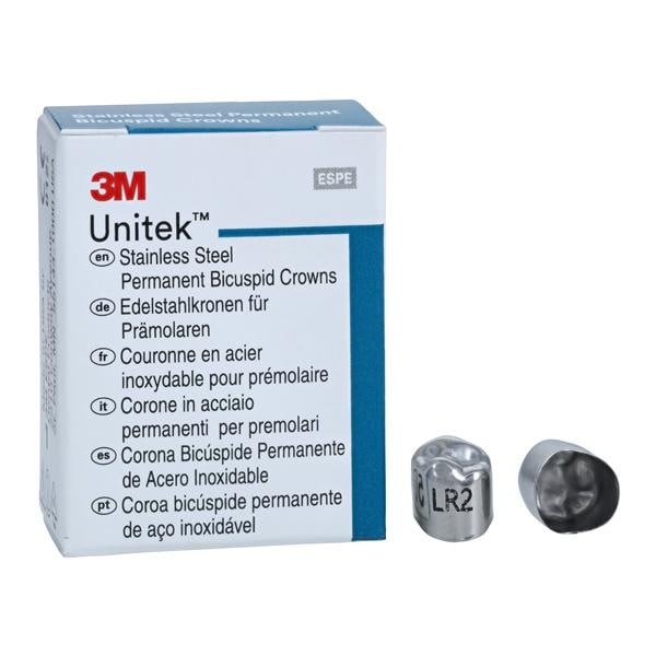 3M™ Unitek™ Stainless Steel Crowns Size 2 2nd Perm LRB Replacement Crowns 5/Bx