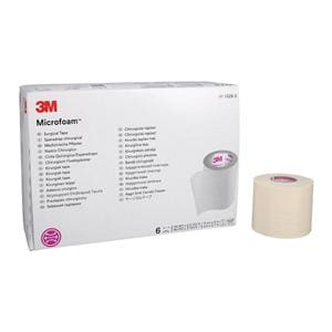 Microfoam Surgical Tape Elastic/Foam 2"x5.5yd White Non-Sterile 6/Bx, 6 BX/CA