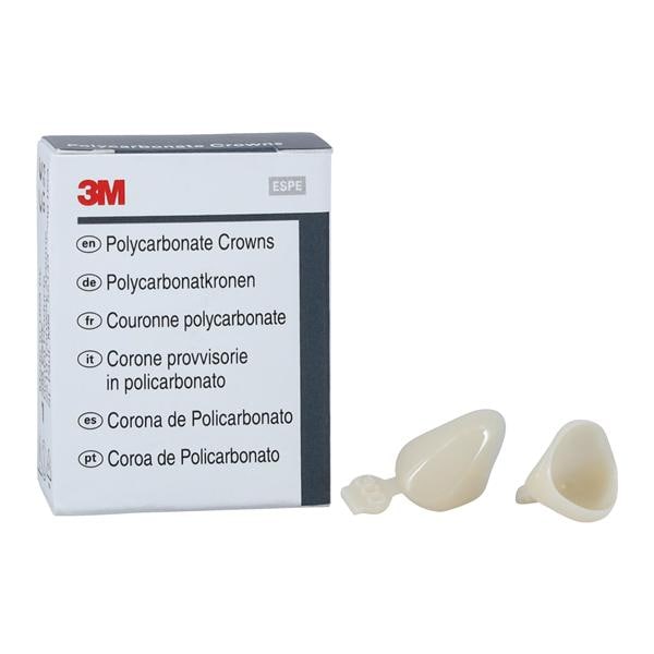 3M™ Polycarbonate Crowns Size 300 Rght Cspd Upr&Lwr Replacement Crowns 5/Bx