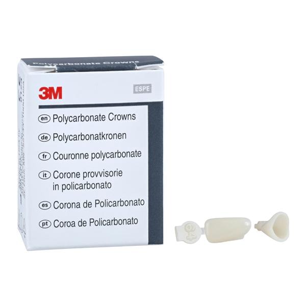 3M™ Polycarbonate Crowns Size 64 Lower Anterior Replacement Crowns 5/Bx