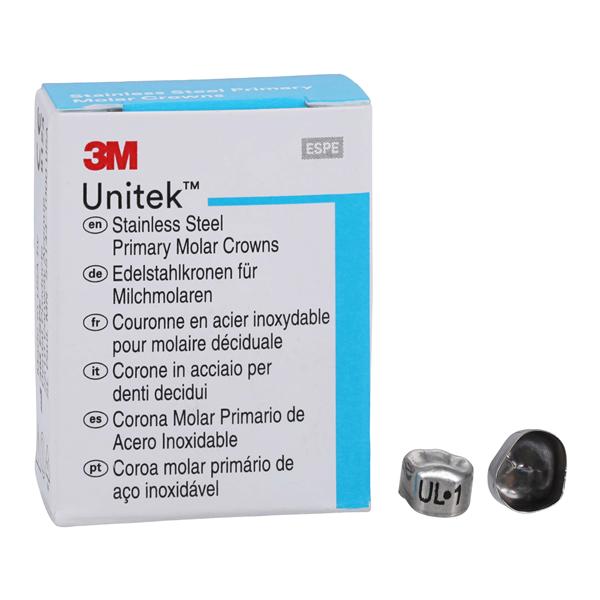 3M™ Unitek™ Stainless Steel Crowns Size 1 1st Pri ULM Replacement 5/Bx