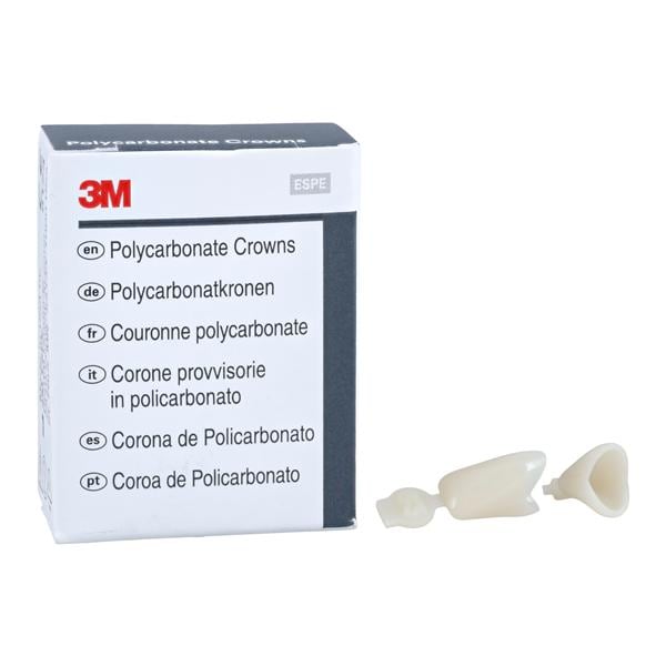 3M™ Polycarbonate Crowns Size 63 Lower Anterior Replacement Crowns 5/Bx