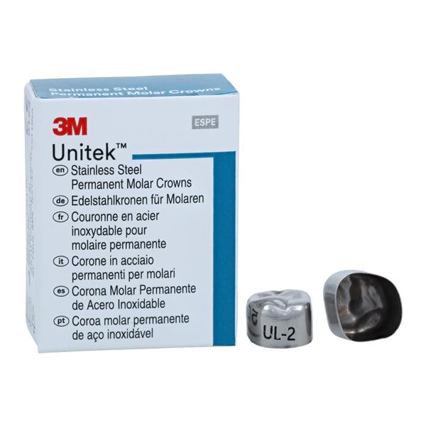 3M™ Unitek™ Stainless Steel Crowns Size 2 1st Perm ULM Replacement 5/Bx