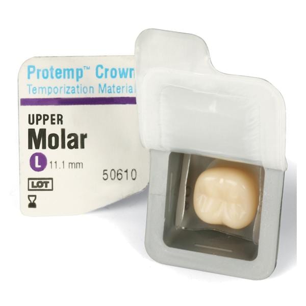 3M™ Protemp™ Composite Crowns Upper Large Molar Refill 5/Pk