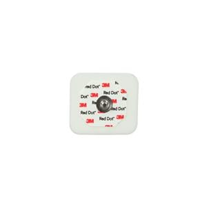 Red Dot Electrocardio Electrode Adult 4x3-1/2cm Foam Disposable 50/Bg