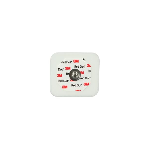 Red Dot Electrocardio Electrode Adult 4x3-1/2cm Foam Disposable 50/Bg