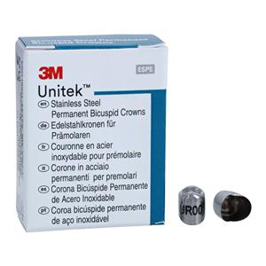 3M™ Unitek™ Stainless Steel Crowns Size 0 1st Perm URB Replacement Crowns 5/Bx