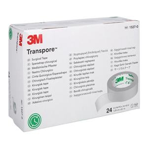 Transpore Surgical Tape Plastic .5"x10yd Clear Non-Sterile 24/Bx