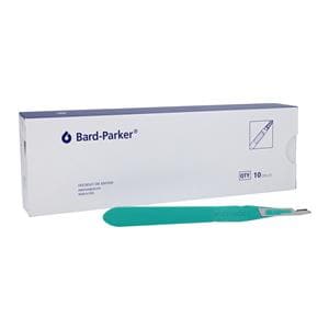 Bard-Parker Disposable Surgical Scalpel #15 Stainless Steel Blade Sterile, 10 BX/CA