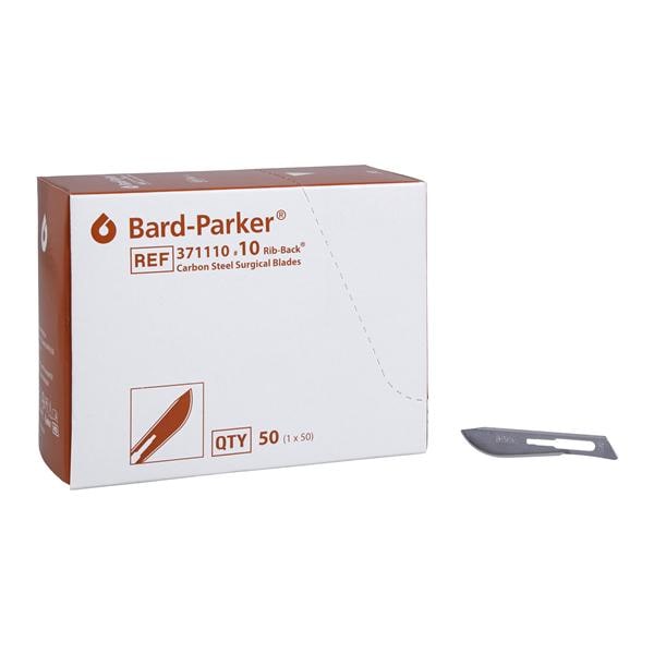 Bard-Parker Carbon Steel Sterile Surgical Blade #10 Disposable 50/Bx
