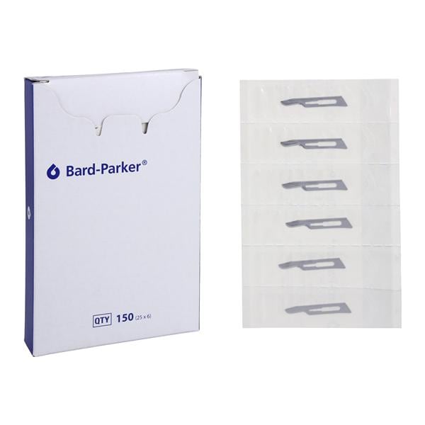 Bard-Parker Steel Non-Sterile Surgical Scalpel Blade Standard/#15 Disposable