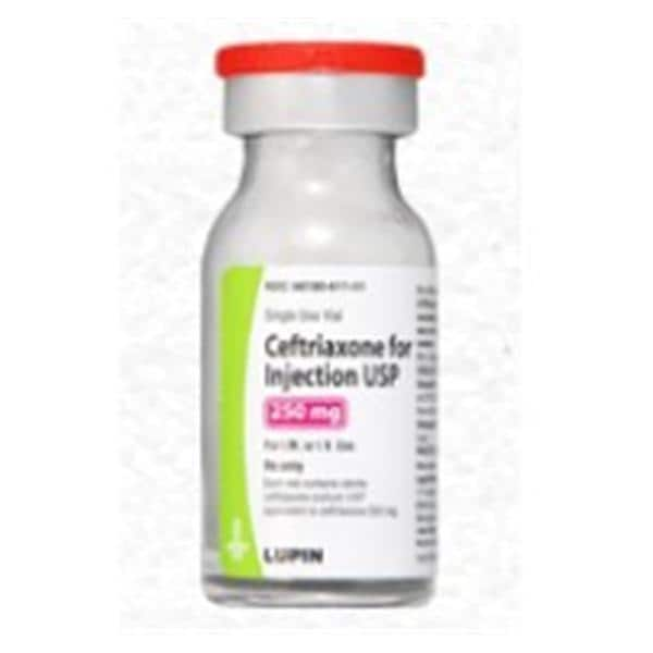 Ceftriaxone Sodium Powder Im Iv Injection Sdv 250mg Vl Sterile Ea