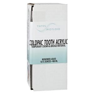 Coldpac Tooth Acrylic Temporary Material 16 oz Refill