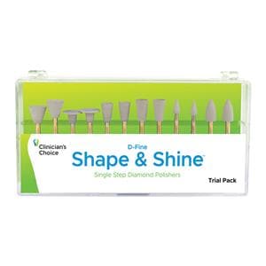 D-Fine Shape & Shine Diamond Polisher Trial Kit 12/Pk