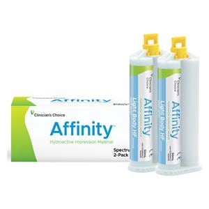 Affinity Impression Material Rglr St Light Body High Flow Refill w/o Tips 2/Pk