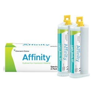 Affinity Impression Material Rglr St Lght Bd Reg Flw Refill w/o Tips 2/Pk