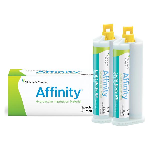 Affinity Impression Material Reg St Light Body Regular Flow Refill w/o Tips 2/Pk