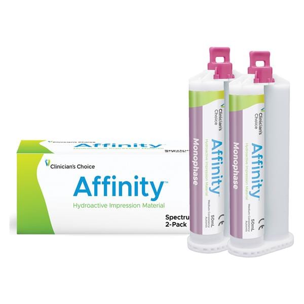 Affinity Impression Material Regular Set Monophase Refill w/o Tips 2/Pk
