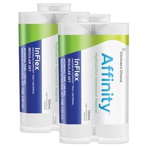 Affinity Impression Material Hydroactive Regular Set 120 mL Inflex Refill 2/Pk