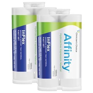 Affinity Impression Material Hydroactive Fast Set 120 mL Inflex Refill 2/Pk