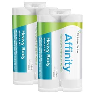Affinity Impression Material Hydroactive Reg St 120 mL Heavy Body Refill 2/Pk