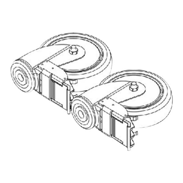 Hoyer Replacement Caster For 400/HPL-P/P-C-HLA Lifter Ea