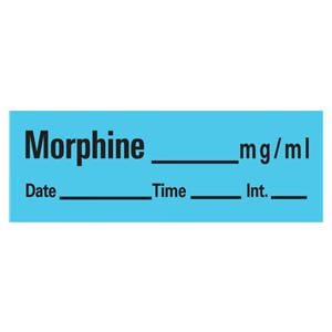 Anesthesia Tape DTI Morphine mg/ml Blue 1/2x500" 333/Rl