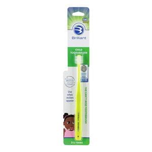 Baby Buddy Brilliant Toothbrush Lime 2-5 Years 360 Degree 360 Degree Ea