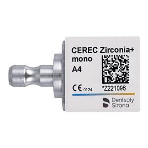 CEREC Zirconia+ Milling Blocks Mono A4 For CEREC 3/Bx
