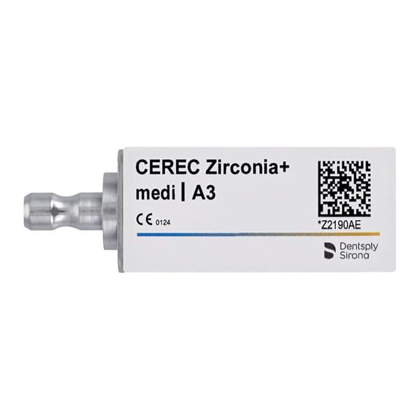 CEREC Zirconia+ Milling Blocks Medi A3 For CEREC 3/Bx