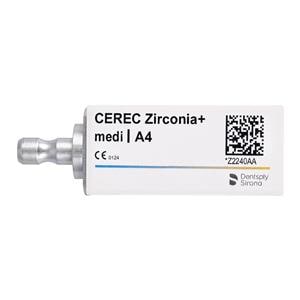 CEREC Zirconia+ Milling Blocks Medi A4 For CEREC 3/Bx