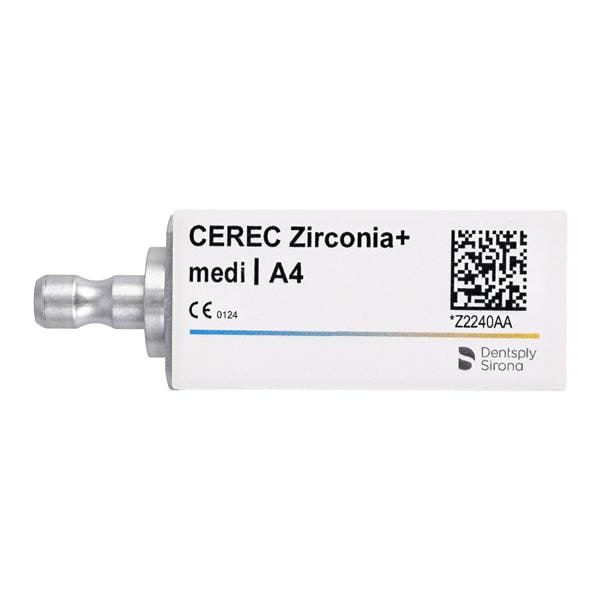 CEREC Zirconia+ Milling Blocks Medi A4 For CEREC 3/Bx