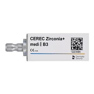 CEREC Zirconia+ Milling Blocks Medi B3 For CEREC 3/Bx