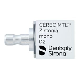 CEREC MTL Zirconia Milling Blocks Mono D2 For CEREC 4/Bx