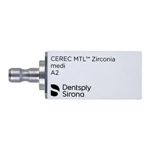 CEREC MTL Zirconia Milling Blocks Medi A2 For CEREC 2/Bx