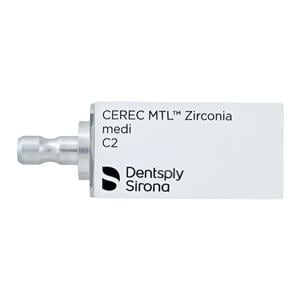 CEREC MTL Zirconia Milling Blocks Medi C2 For CEREC 2/Bx
