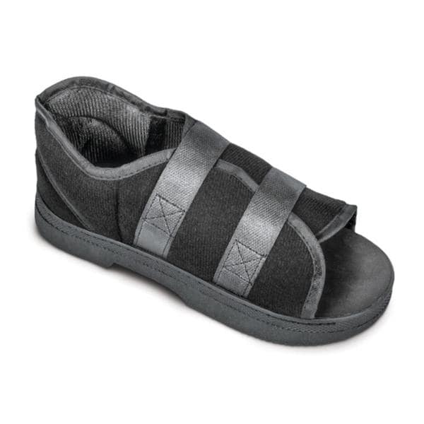 Softie Post-Op Shoe Poly-Cotton Blend/Tricot Foam Black Medium Women 6.5-8