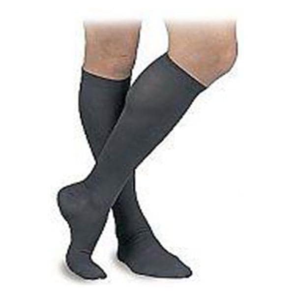 Activa Sheer Therapy Compression Dress Socks Knee High Small Men Men 7 Black