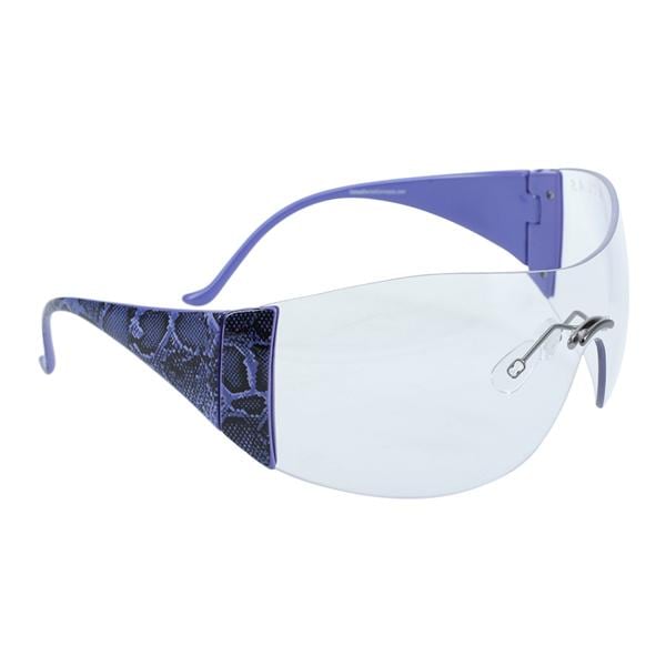 Eyewear Safety Roma Clear Lens / Purple Python Frame Ea