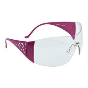 Eyewear Safety Roma Clear Lens / Pink Frame Ea