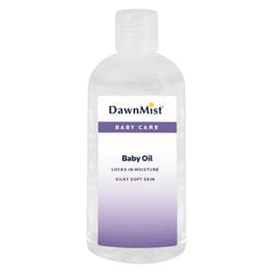 DawnMist Oil Mineral Oil Baby Fresh Scent Hypoallergenic 4oz 96Bt/Ca