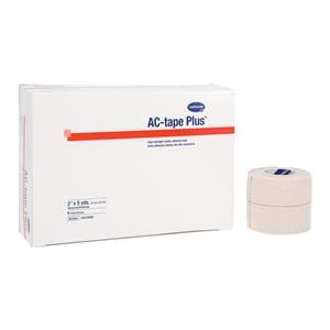 AC-Tape Plus Athletic Tape Cotton/Elastic 2"x5yd White 6/Rls, 12 BX/CA