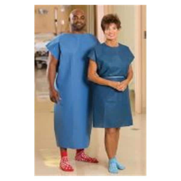 Patient Gown Universal Dark Blue 50/Ca