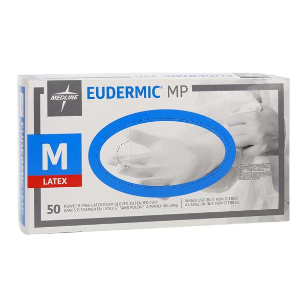 Eudermic MP Latex Exam Gloves Medium Blue Non-Sterile