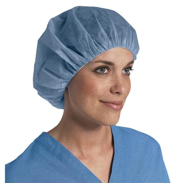 Pro Series Bouffant Cap Blue 500/Ca