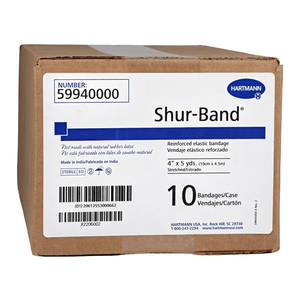 Shur-Band Bandage Elastic 4"x 5Yd Sterile 10/Ca