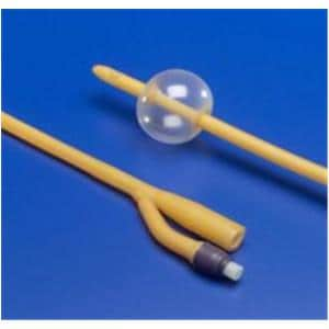 Dover 2-Way Foley Catheter Straight Tip Silicone 12Fr 5cc